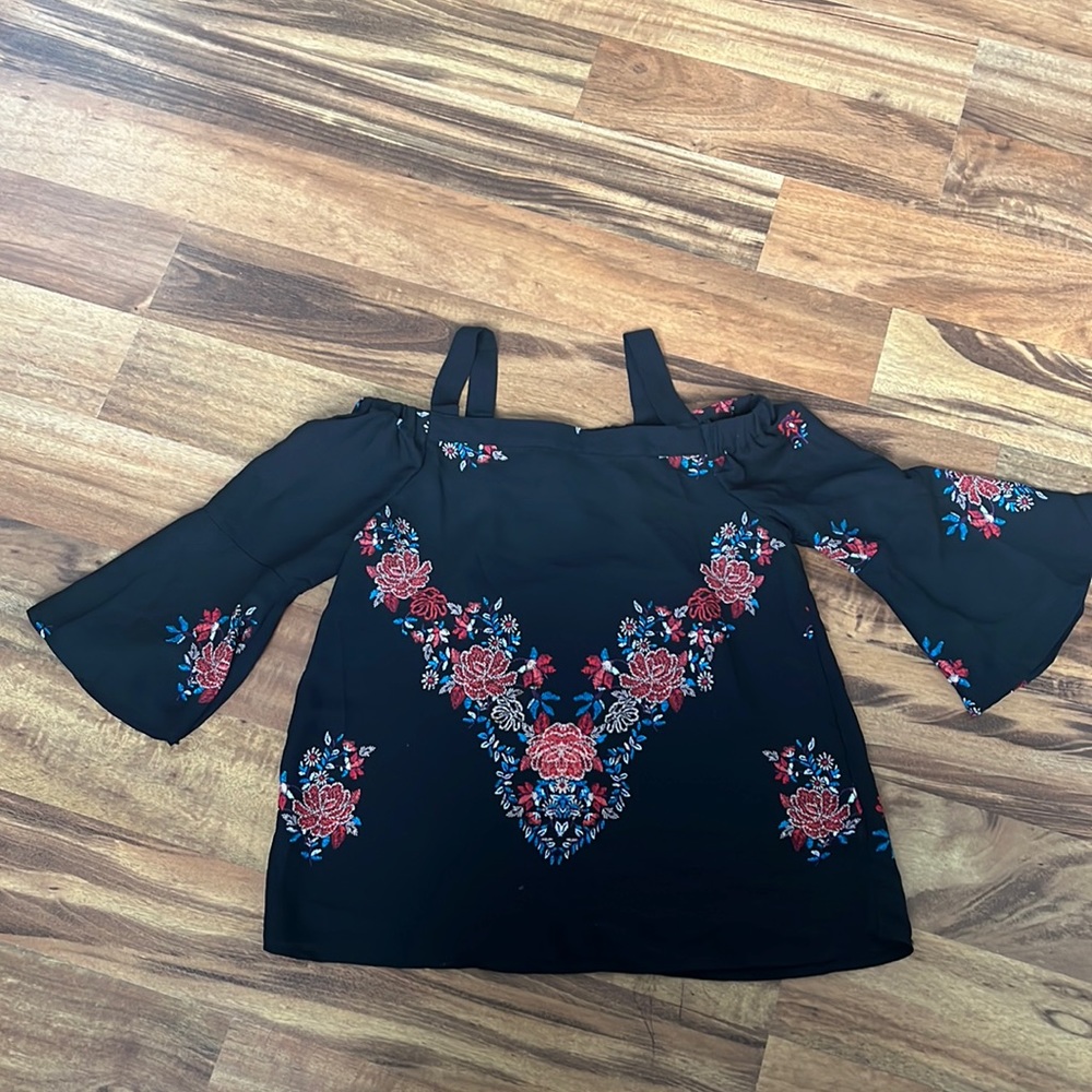 Girls blouse size 14 NWOT hearts brand